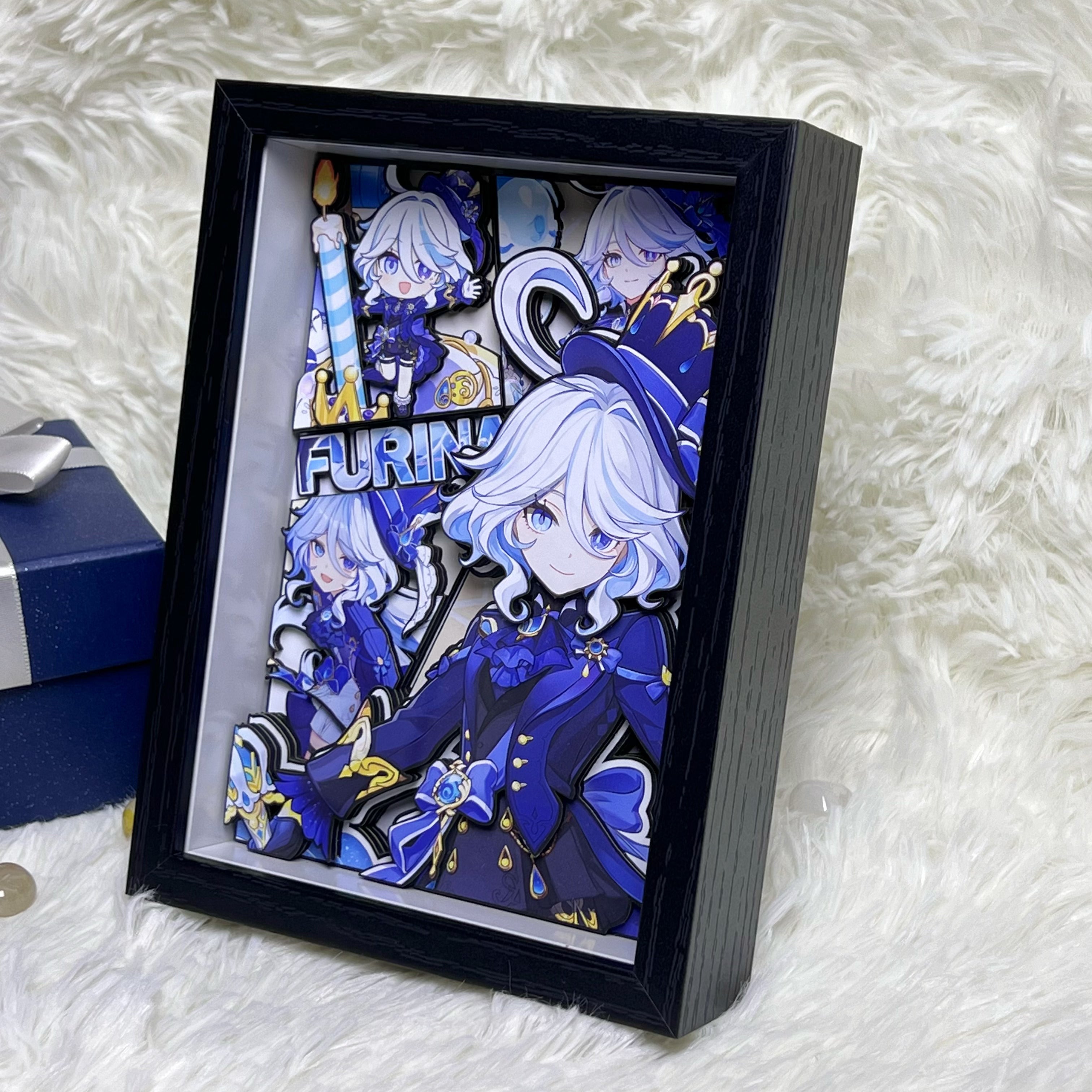 Genshin Impact Furina 3D High-quality Picture Frame (7.5IN)