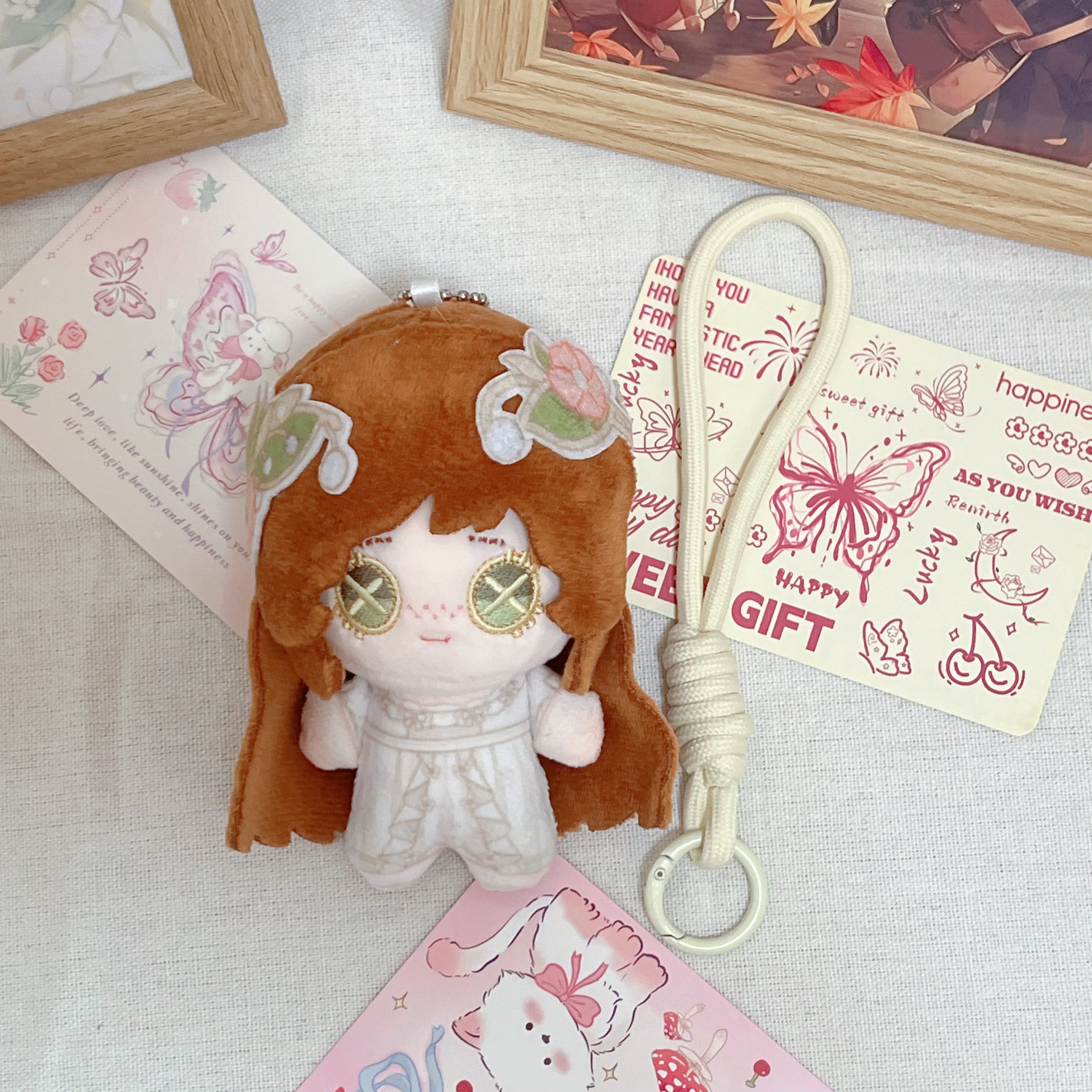 Identity V Plush Toy Of A Little Girl With Long Brown Hair