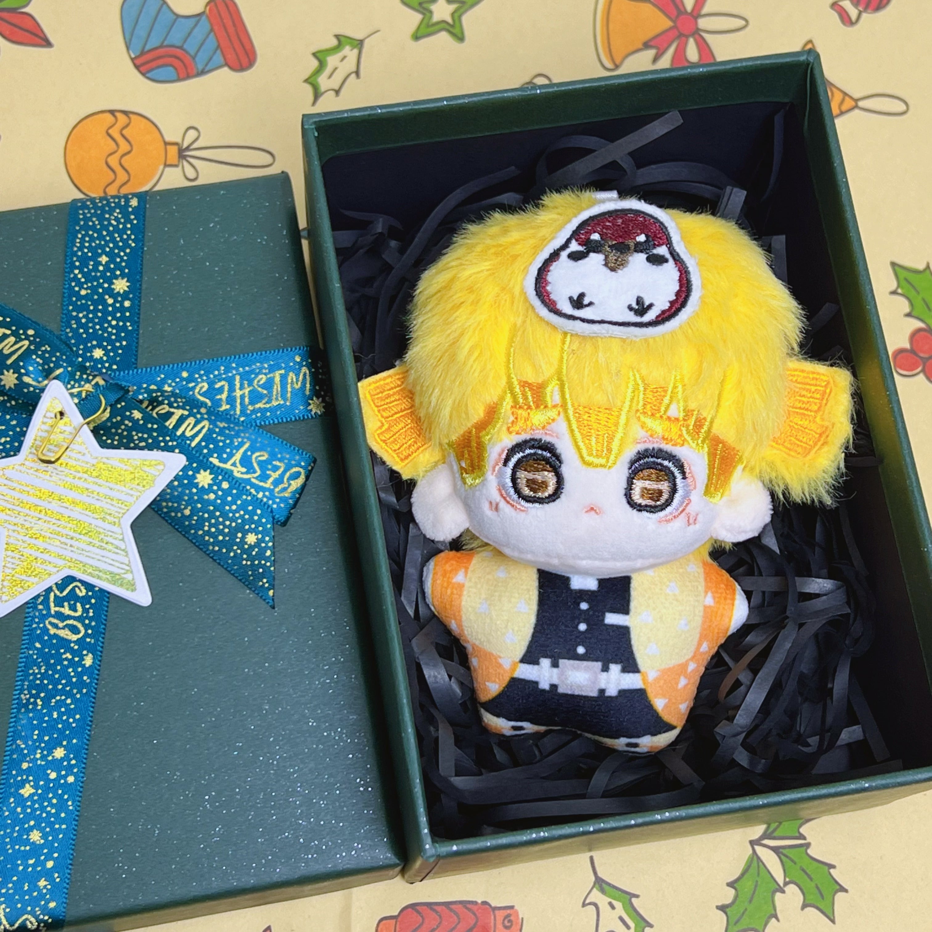 Demon Slayer Agatsuma Zenitsu Plush Toy (4IN)