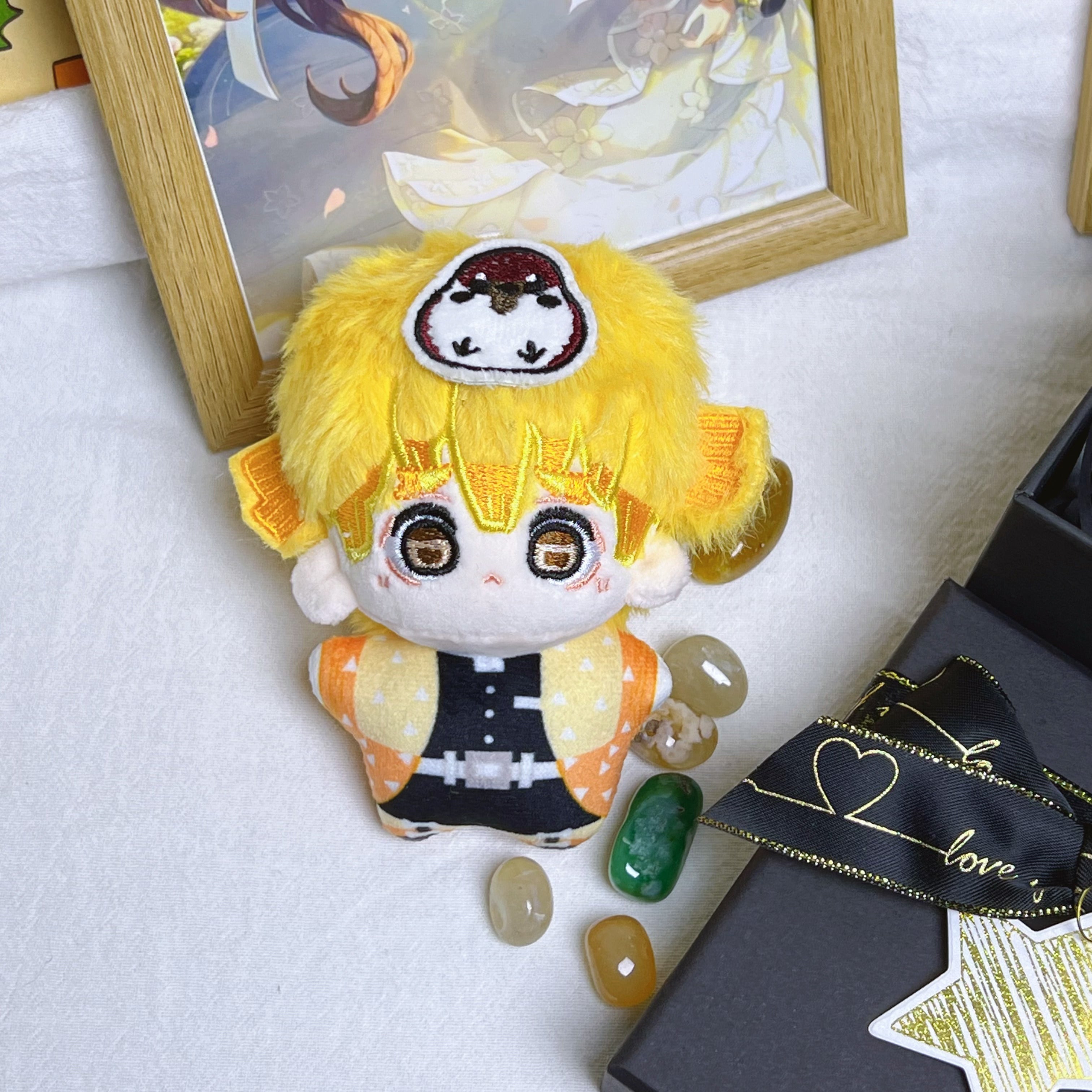 Demon Slayer Agatsuma Zenitsu Plush Toy (4IN)