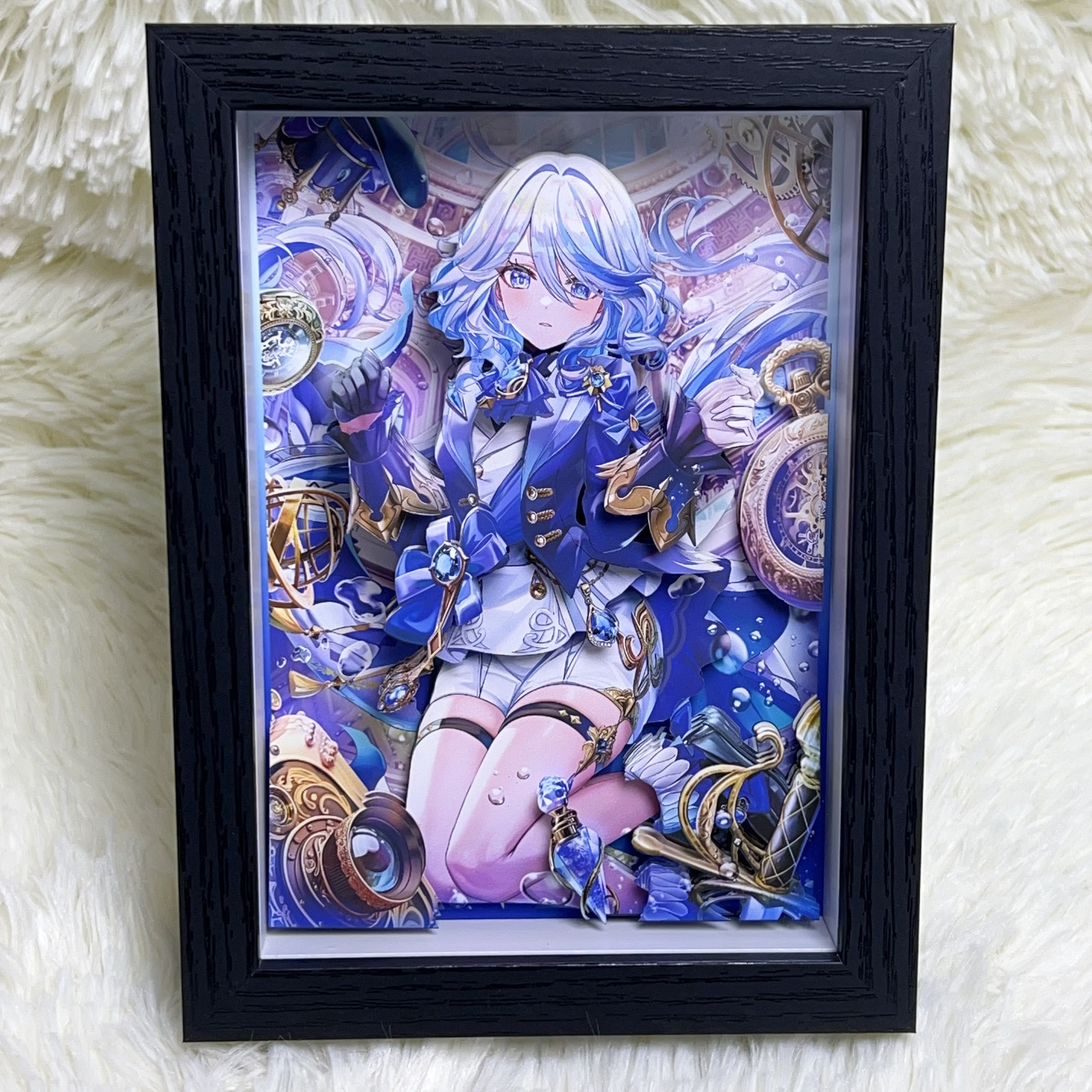 Water Element Angel 3D High-quality Fan-made Photo Frame