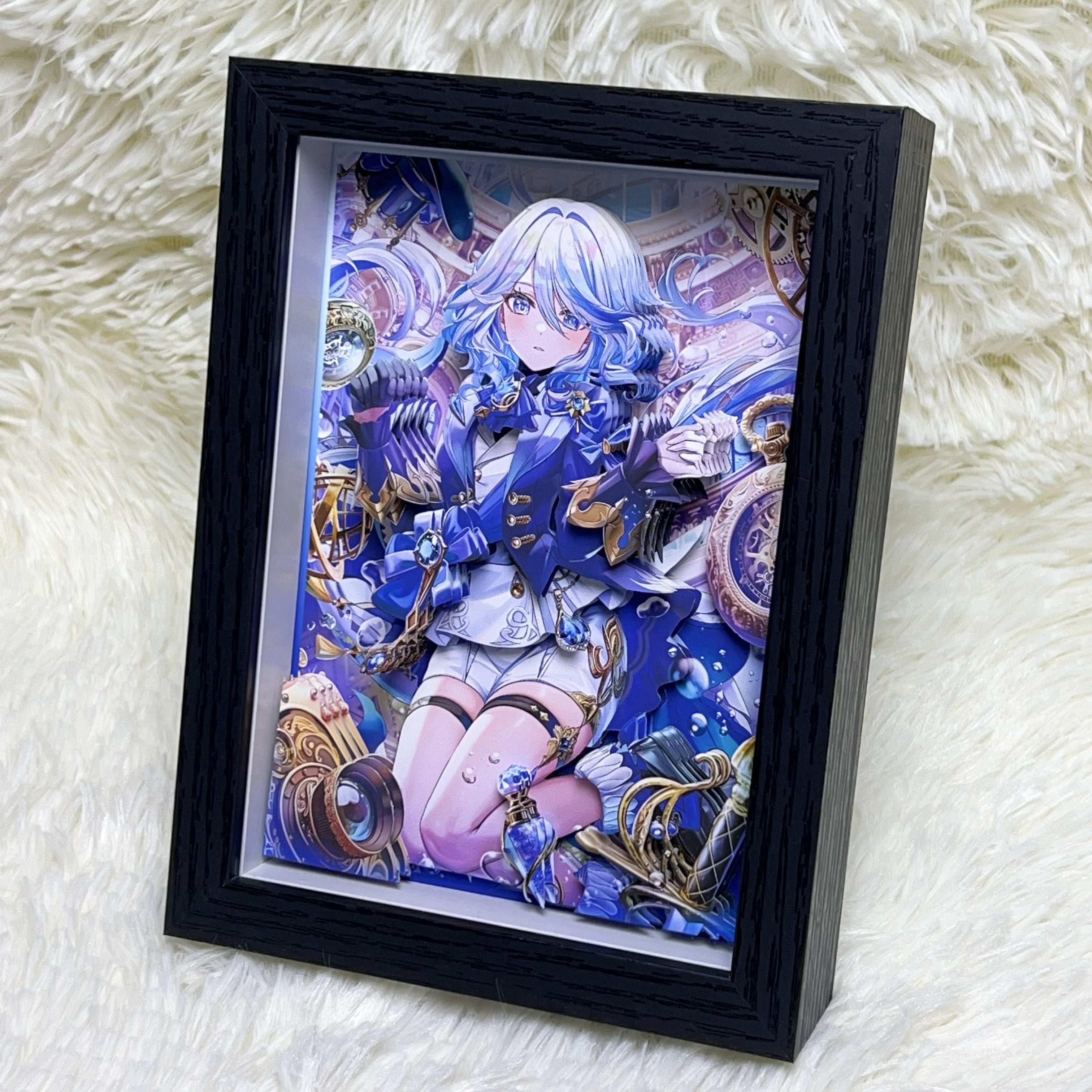 Water Element Angel 3D High-quality Fan-made Photo Frame