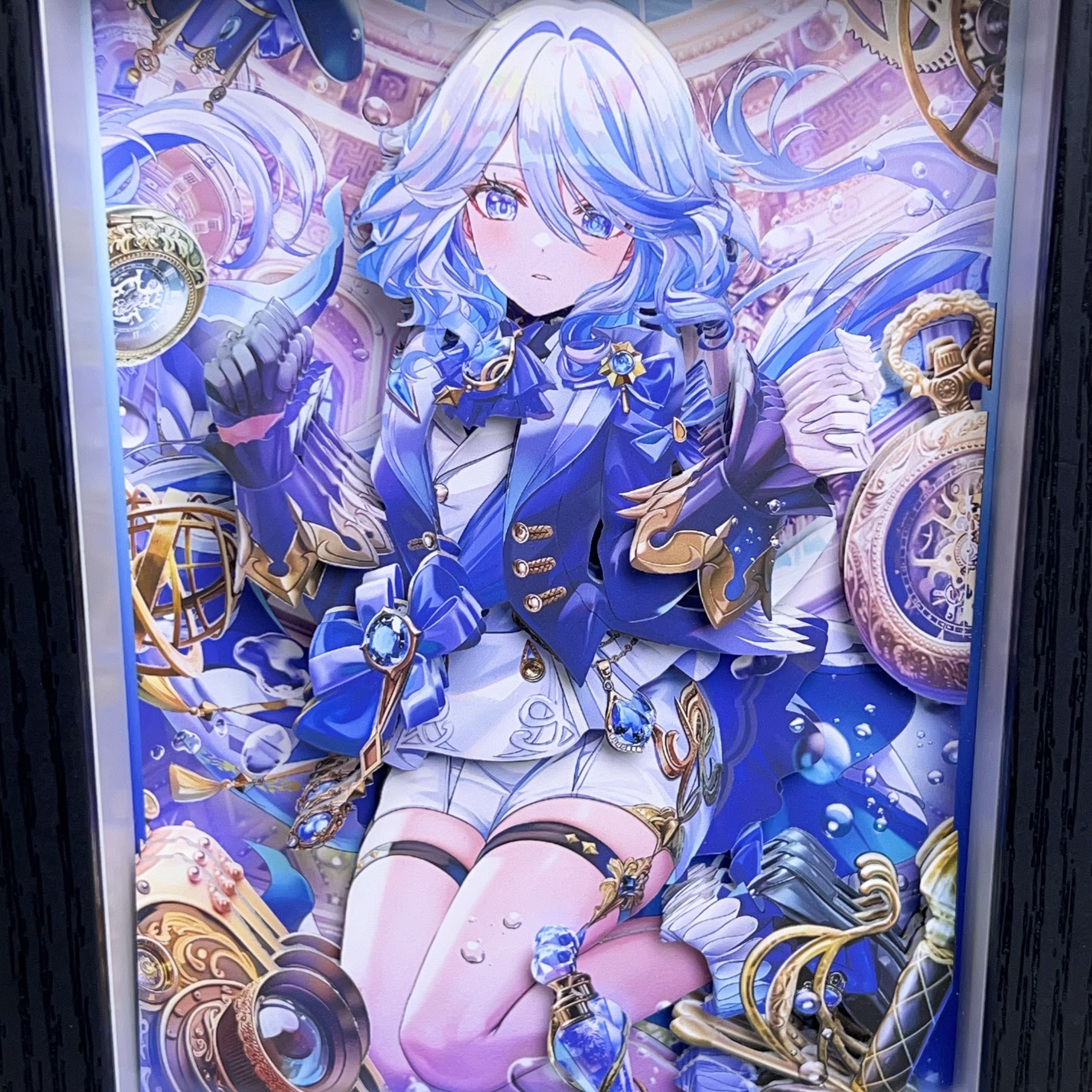 Water Element Angel 3D High-quality Fan-made Photo Frame