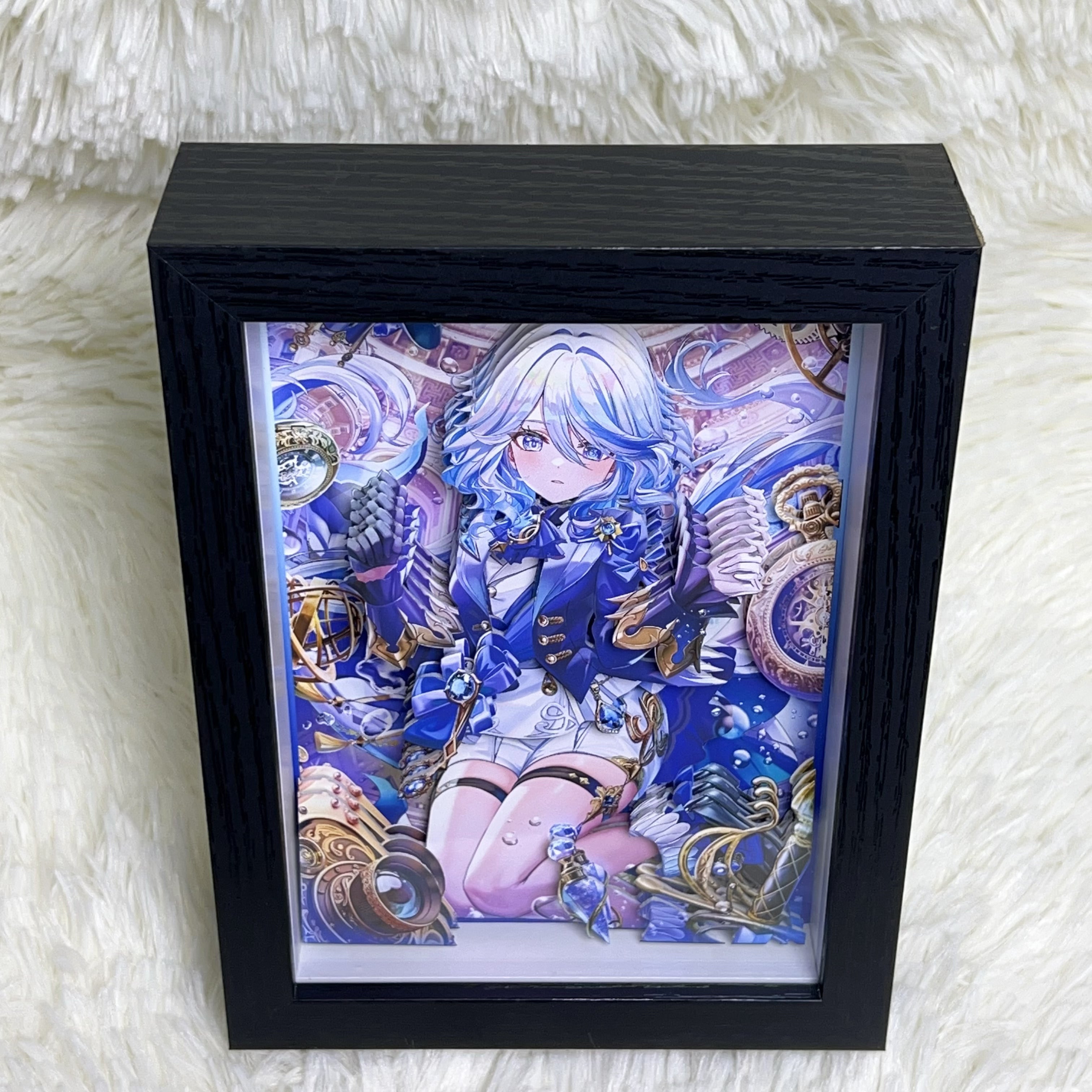 Water Element Angel 3D High-quality Fan-made Photo Frame