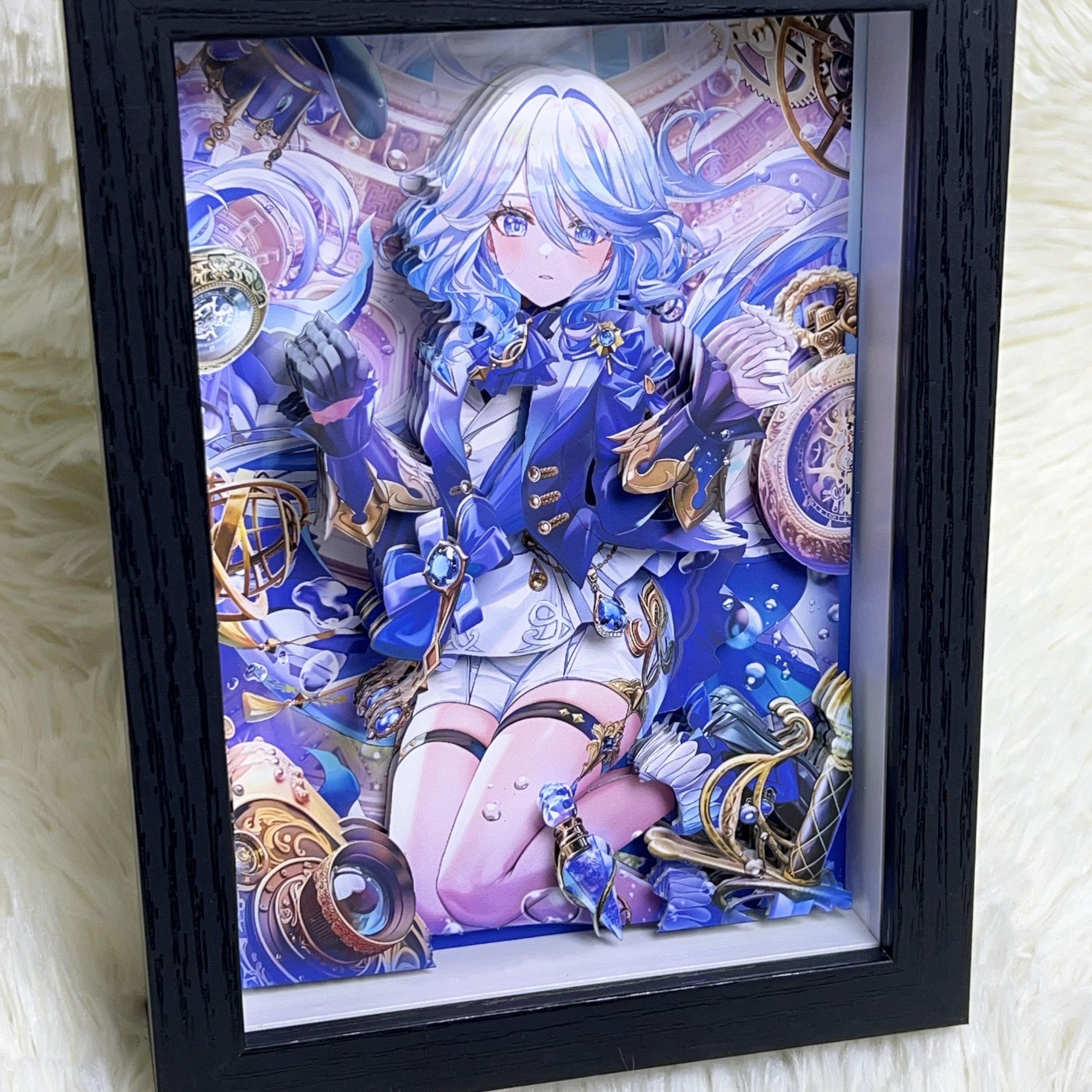 Water Element Angel 3D High-quality Fan-made Photo Frame