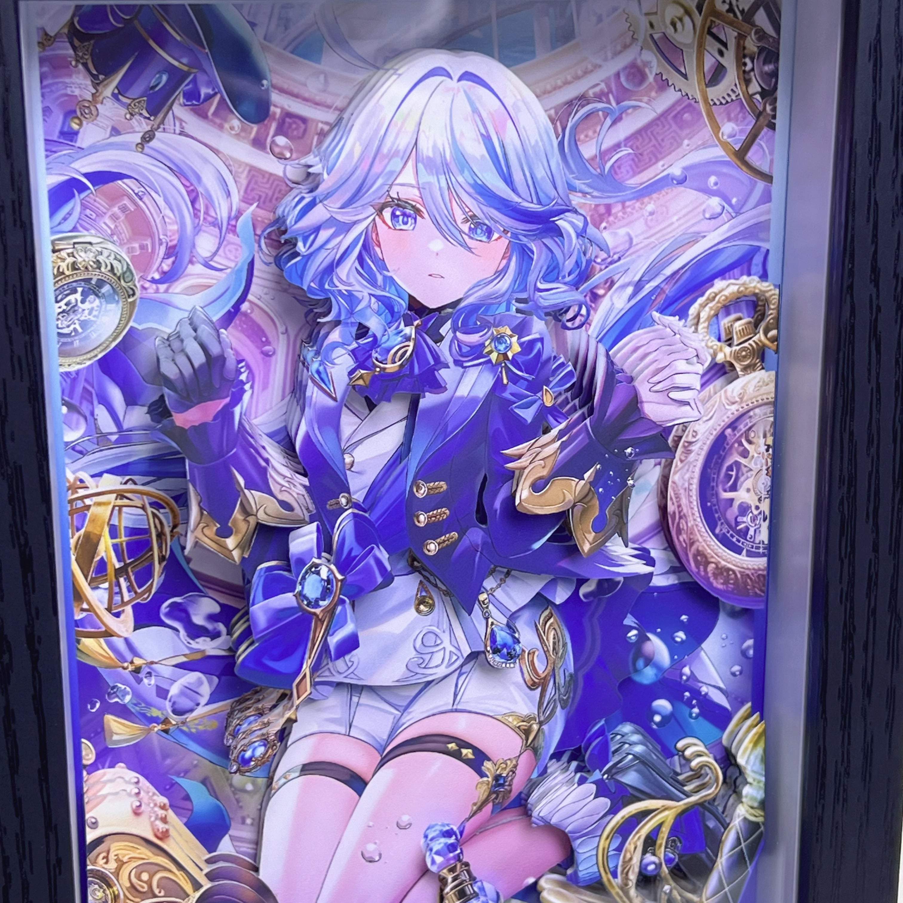 Water Element Angel 3D High-quality Fan-made Photo Frame