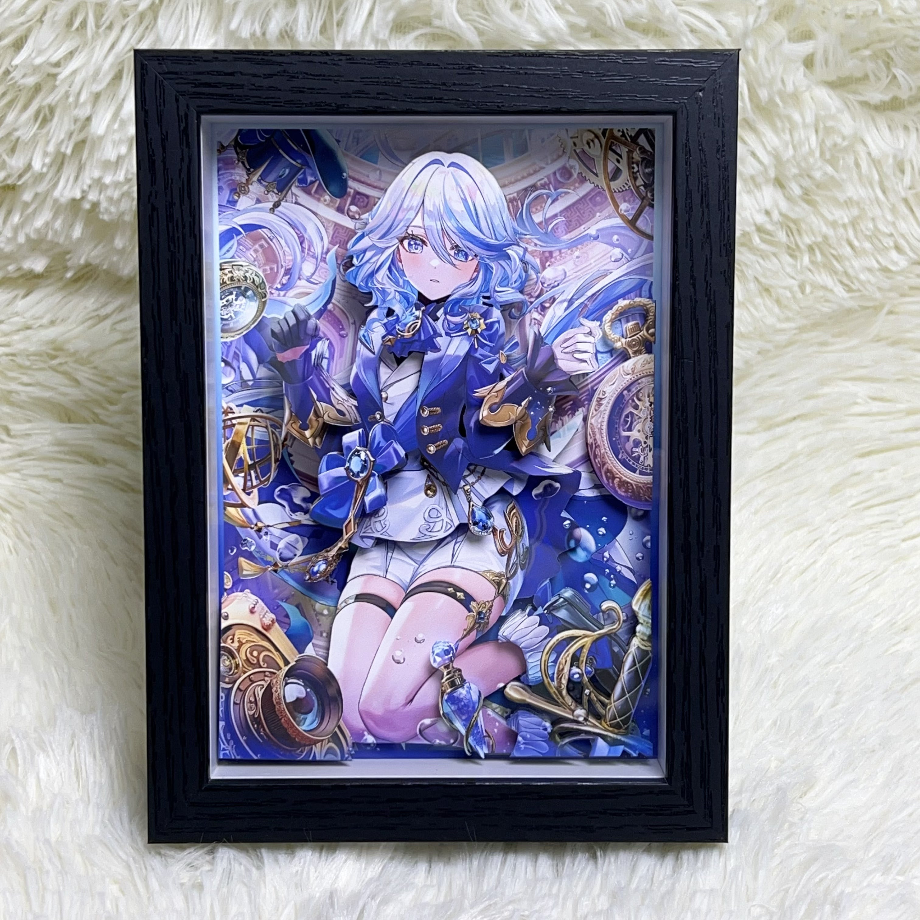 Water Element Angel 3D High-quality Fan-made Photo Frame