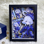 Genshin Impact Furina 3D High-quality Picture Frame (7.5IN)