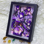 Genshin Impact Raiden Shogun 3D High-quality Photo Frame (7.5IN)