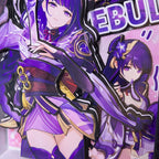 Genshin Impact Raiden Shogun 3D High-quality Photo Frame (7.5IN)