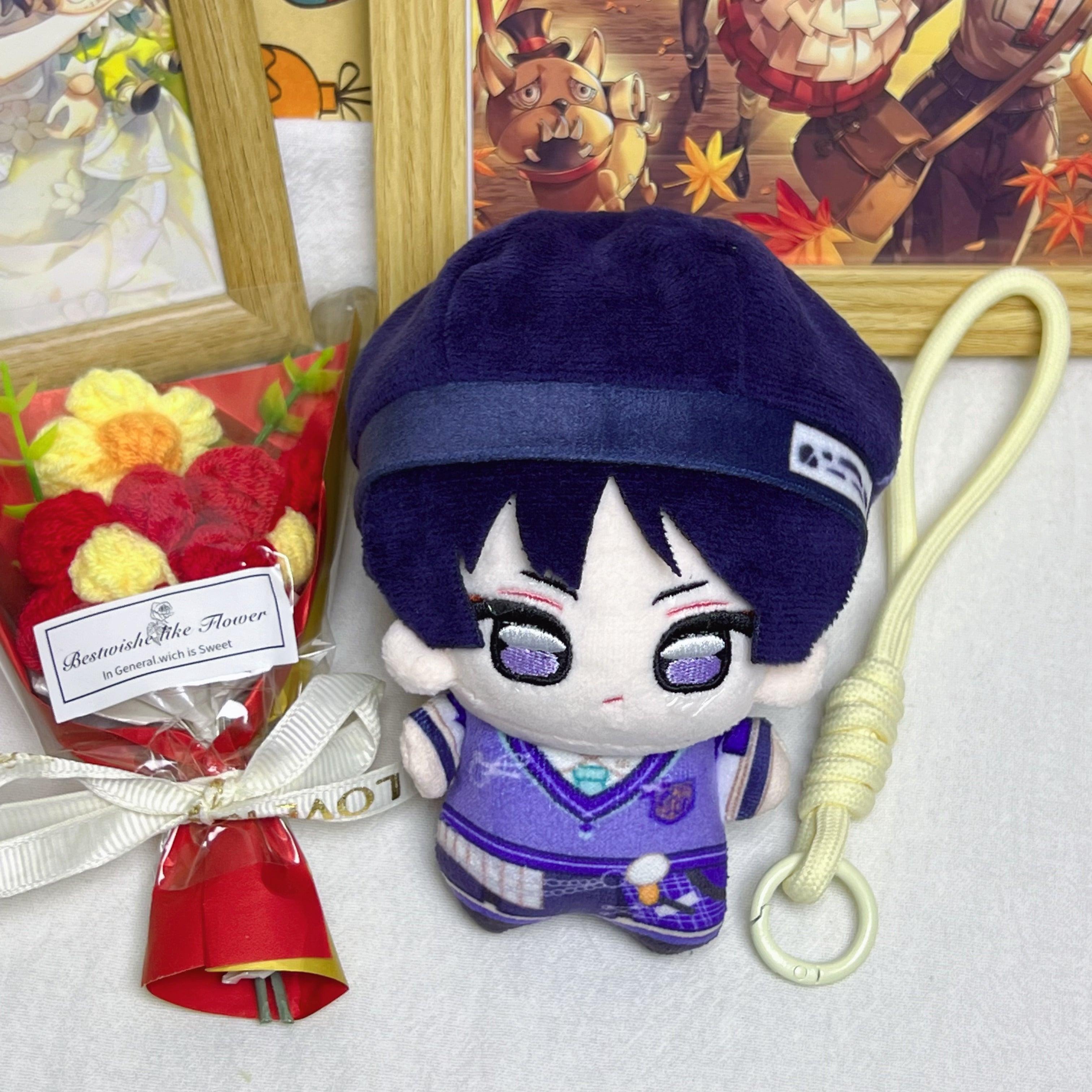 Genshin Impact Wanderer Scaramouche Balladeer Plush Toy (4IN)