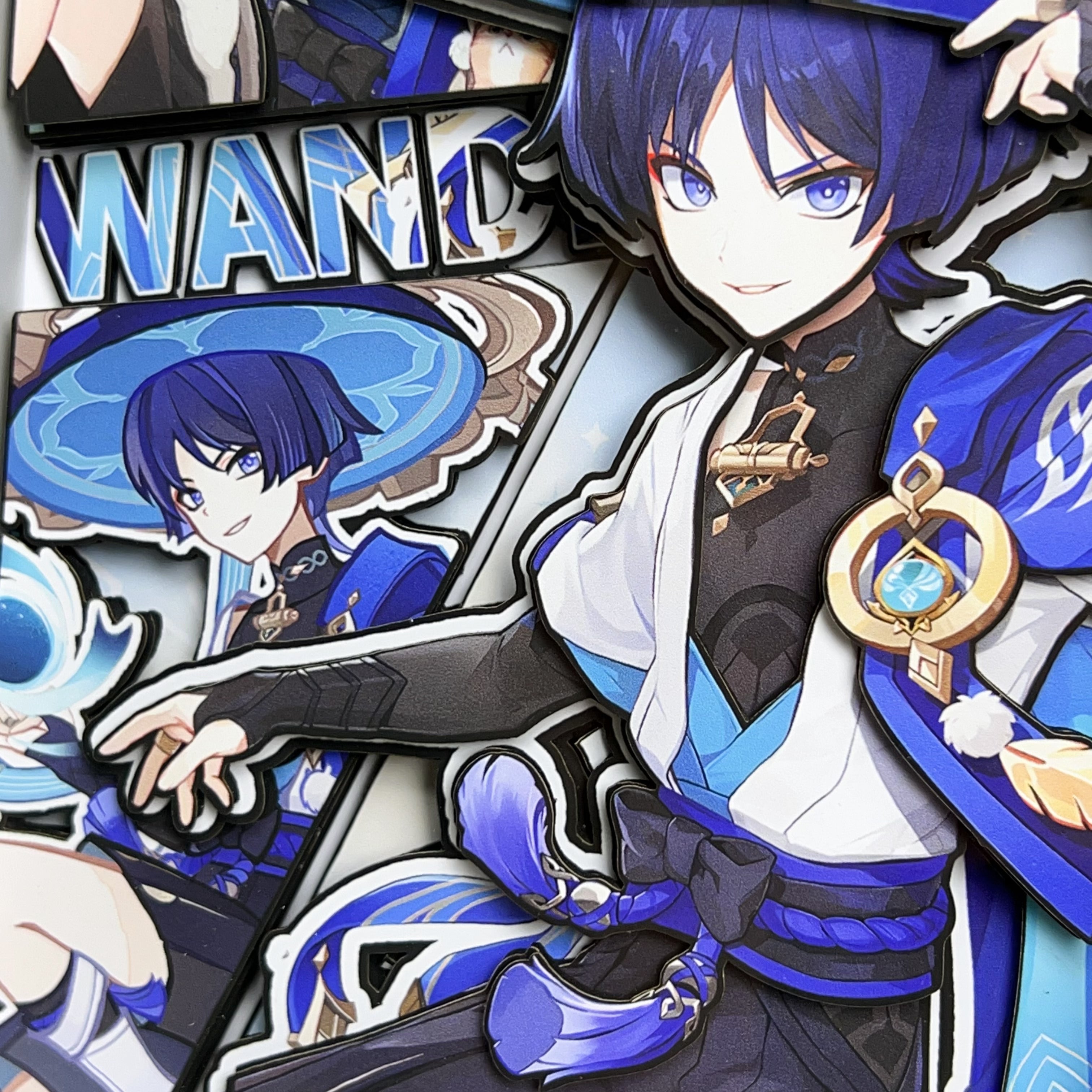 GI Scaramouche 3D High-quality Fan-Made Picture Frame (7.5IN)