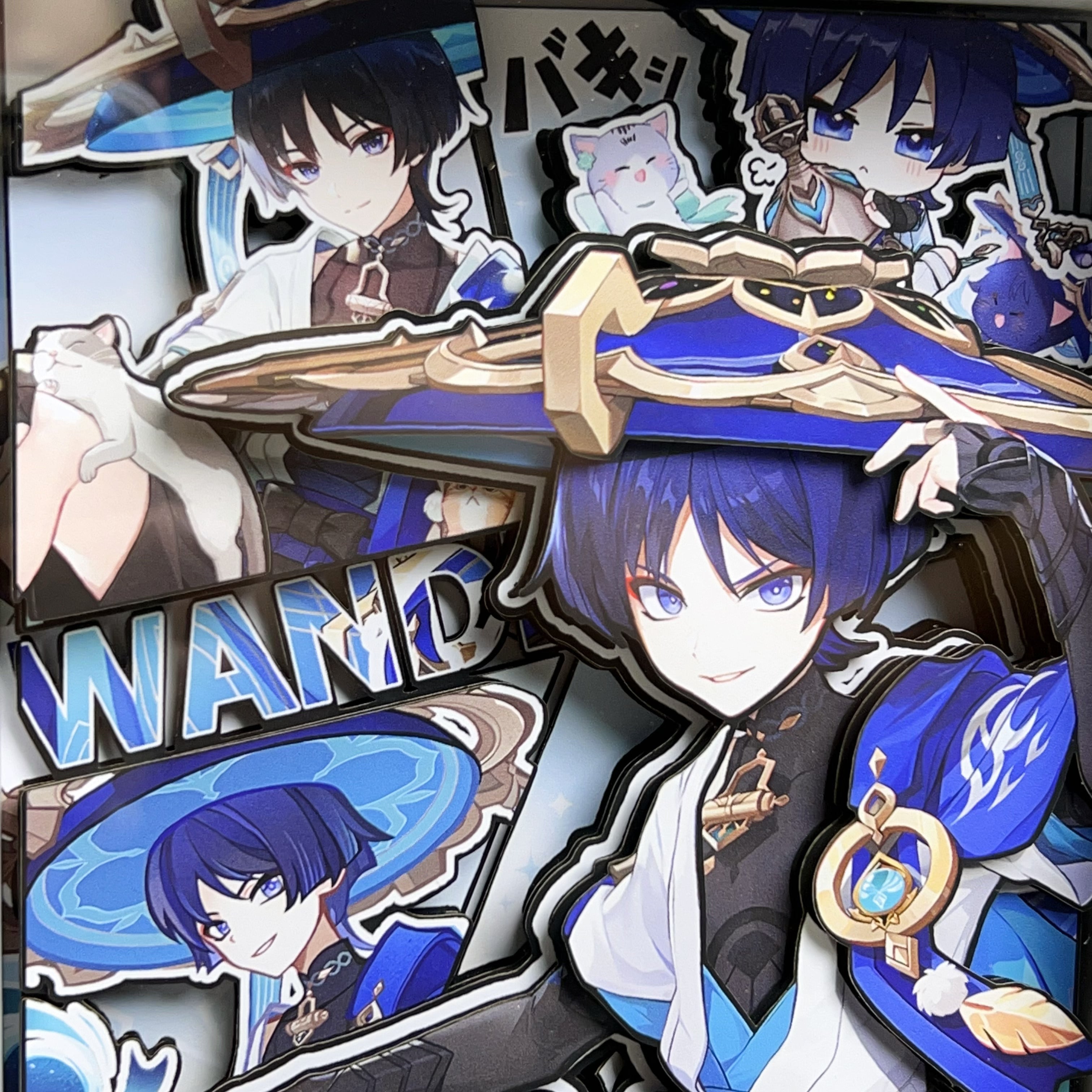 GI Scaramouche 3D High-quality Fan-Made Picture Frame (7.5IN)