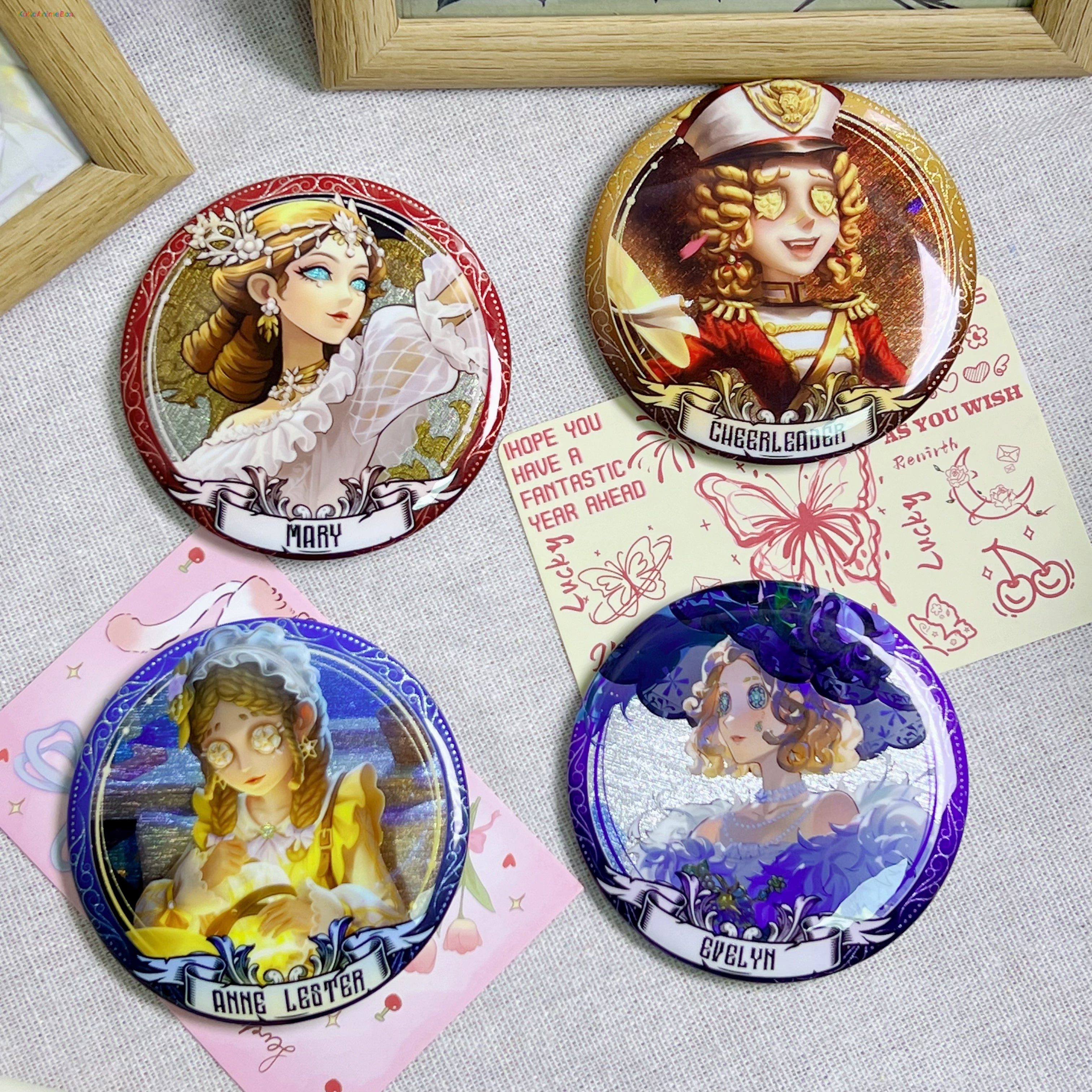 Identity V Pool Party Series Pins Badges