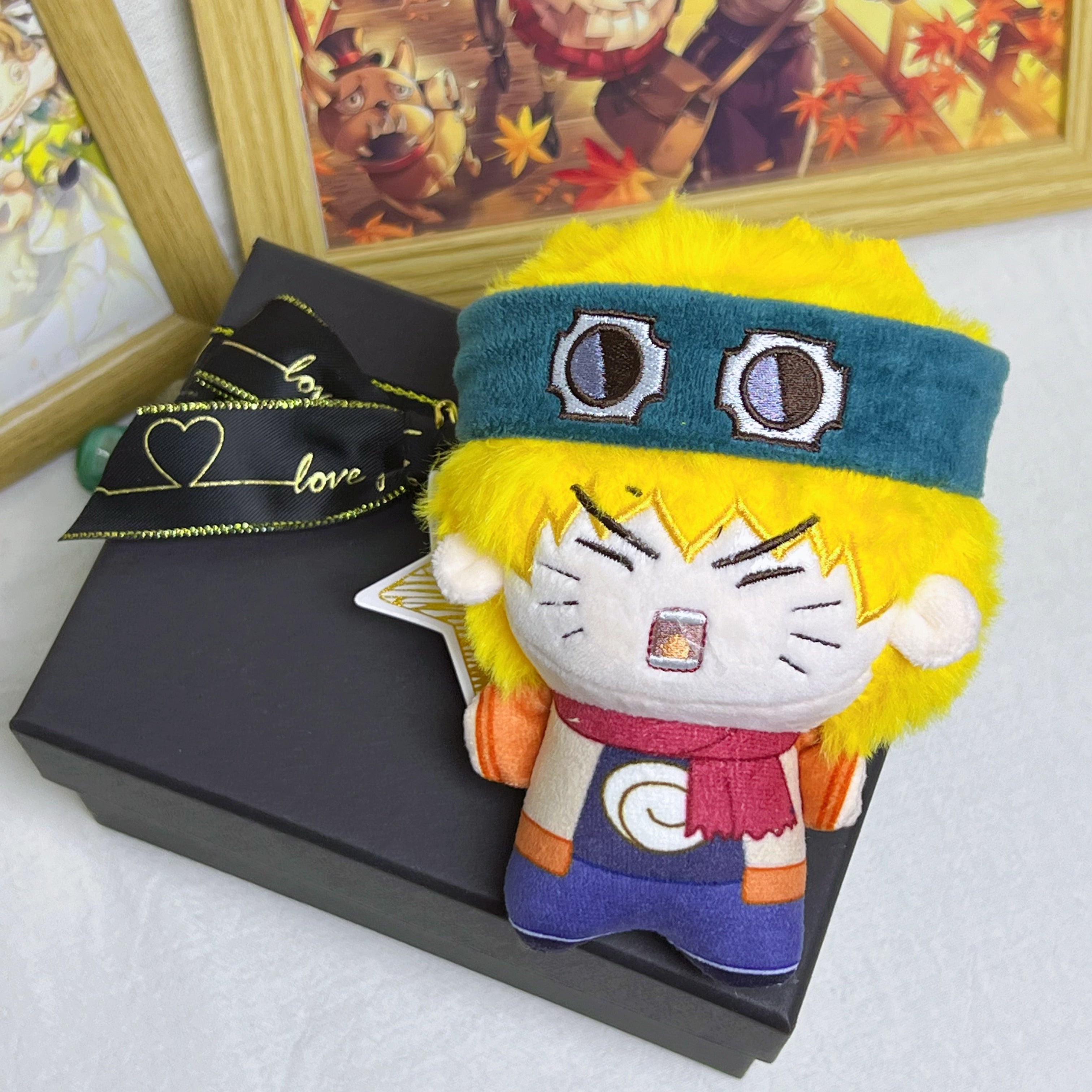 Naruto Funny emojis Uzumaki Naruto Plush Toy(4IN)