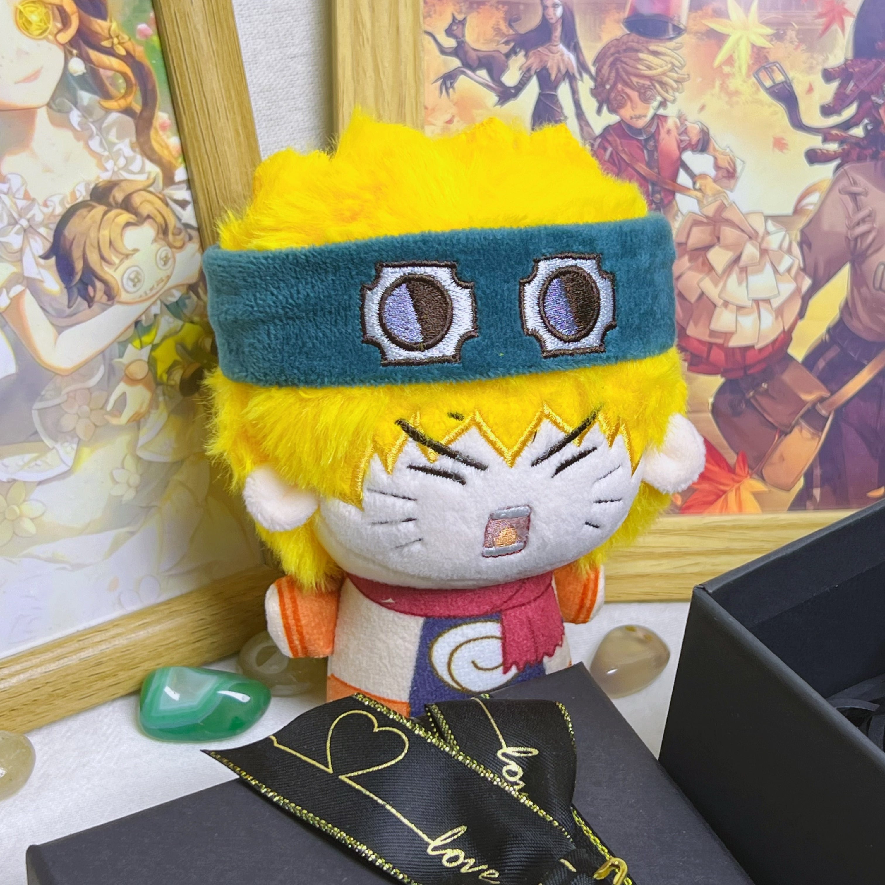 Naruto Funny emojis Uzumaki Naruto Plush Toy(4IN)