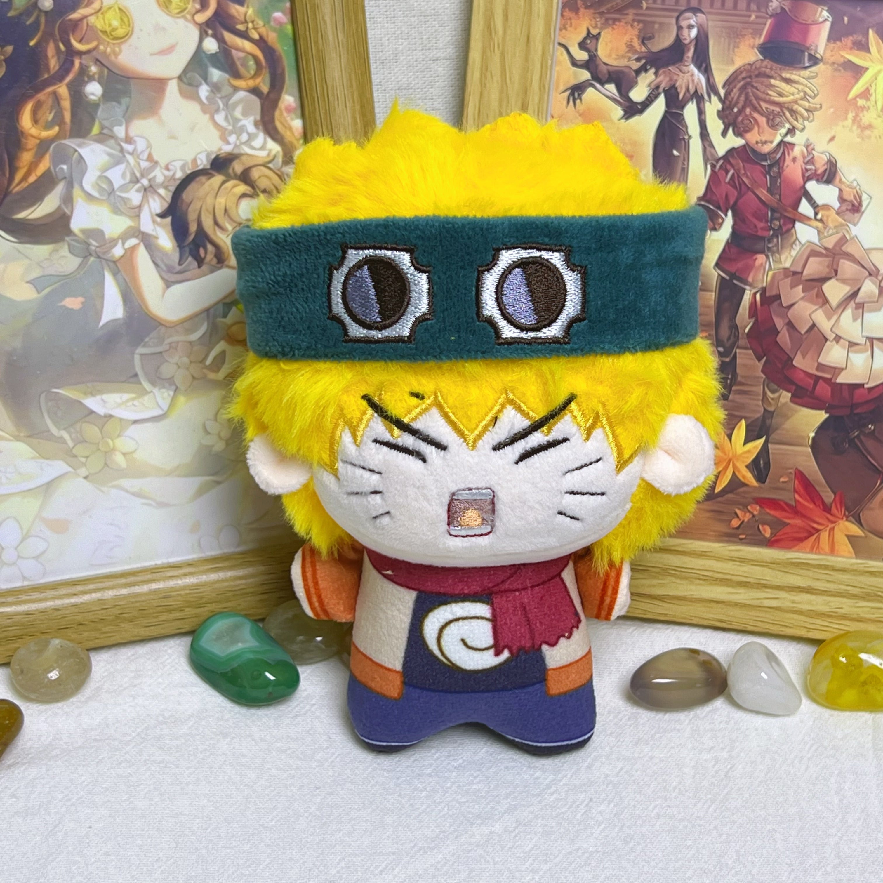 Naruto Funny emojis Uzumaki Naruto Plush Toy(4IN)
