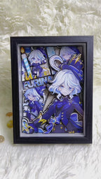 Genshin Impact Furina 3D High-quality Picture Frame (7.5IN)