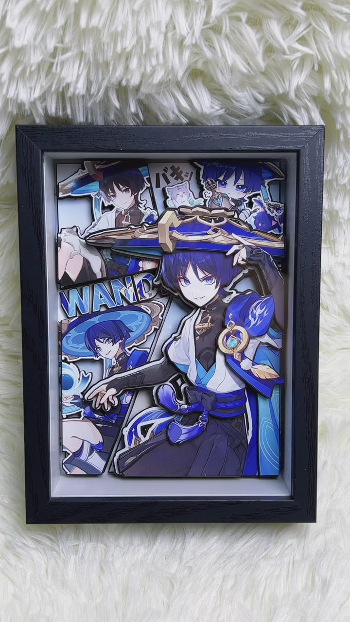 GI Scaramouche 3D High-quality Fan-Made Picture Frame (7.5IN)