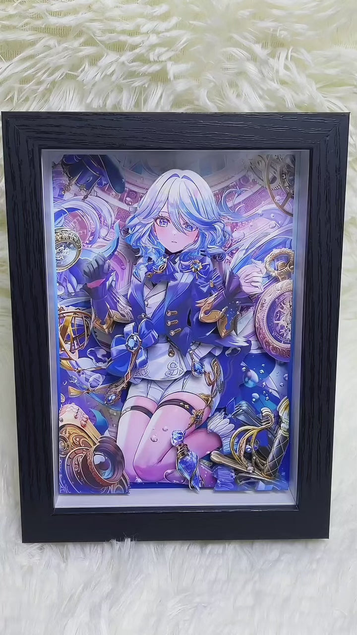 Water Element Angel 3D High-quality Fan-made Photo Frame